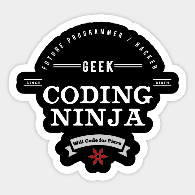 Coding Ninja Sticker by islander